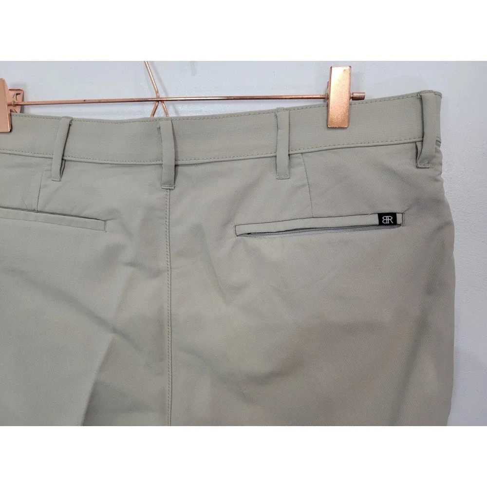 Banana Republic Mens Straight Fit Chino Pants Khaki Beige Size 36x29 Lightweight - Picture 4 of 8